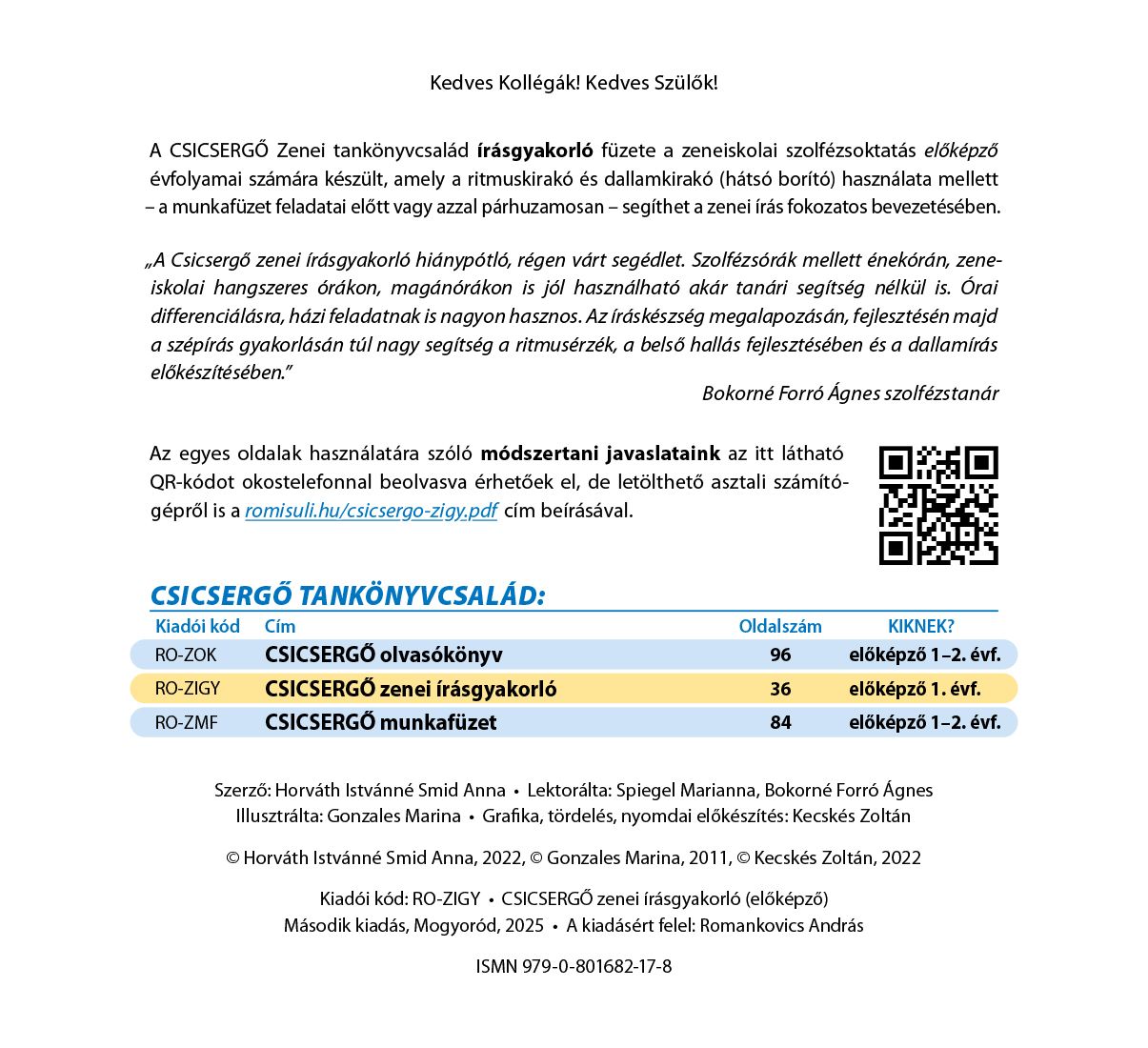 CSICSERGŐ zenei írásgyakorló