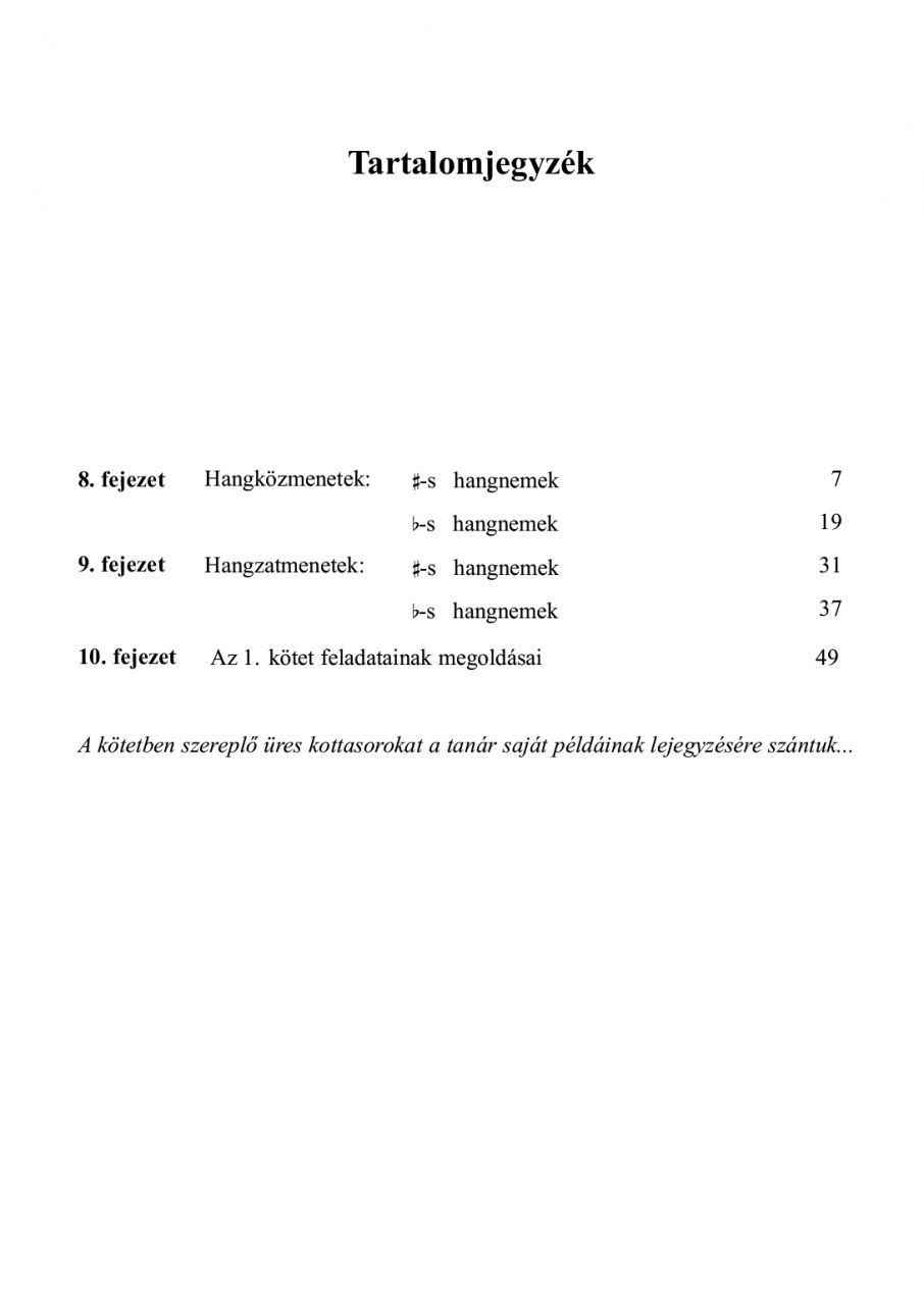 Zenei készségfejlesztő feladatgyűjtemény <br>– 2. kötet